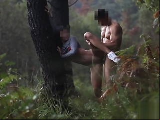 Voyeur SEX in the Forest and RAIN. Filthyloove amateur big ass blowjob video
