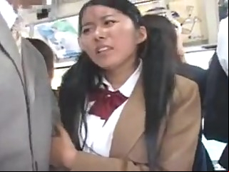 Japanese bus sex 3 big nipples blowjob cumshot video