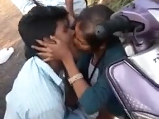 Telugu students having fun indian outdoor teens video